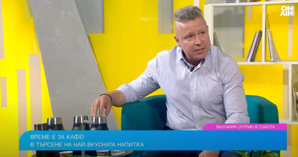 Йордан Дъбов в сутрешния блок на Bulgaria on air