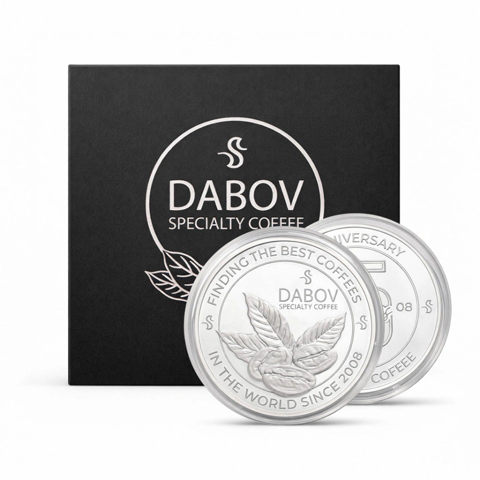Юбилеен сребърен медал – 15 години DABOV Specialty Coffee
