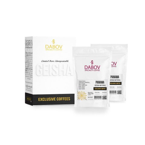 Кафе кутия 2 х 65г  - GEISHA Панама Natural